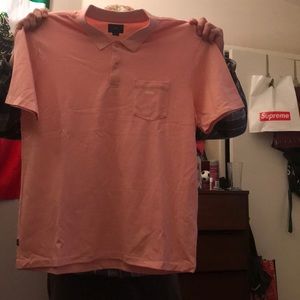 Men’s pink obey polo